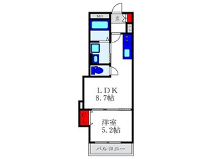 クリエオーレ箕輪の物件間取画像